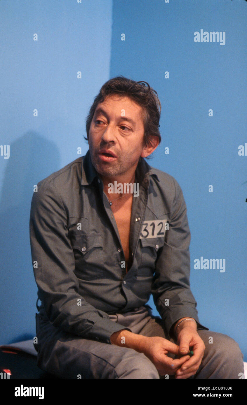 Serge Gainsbourg Serge Gainsbourg Serge Gainsbourg 1987 Foto Stock