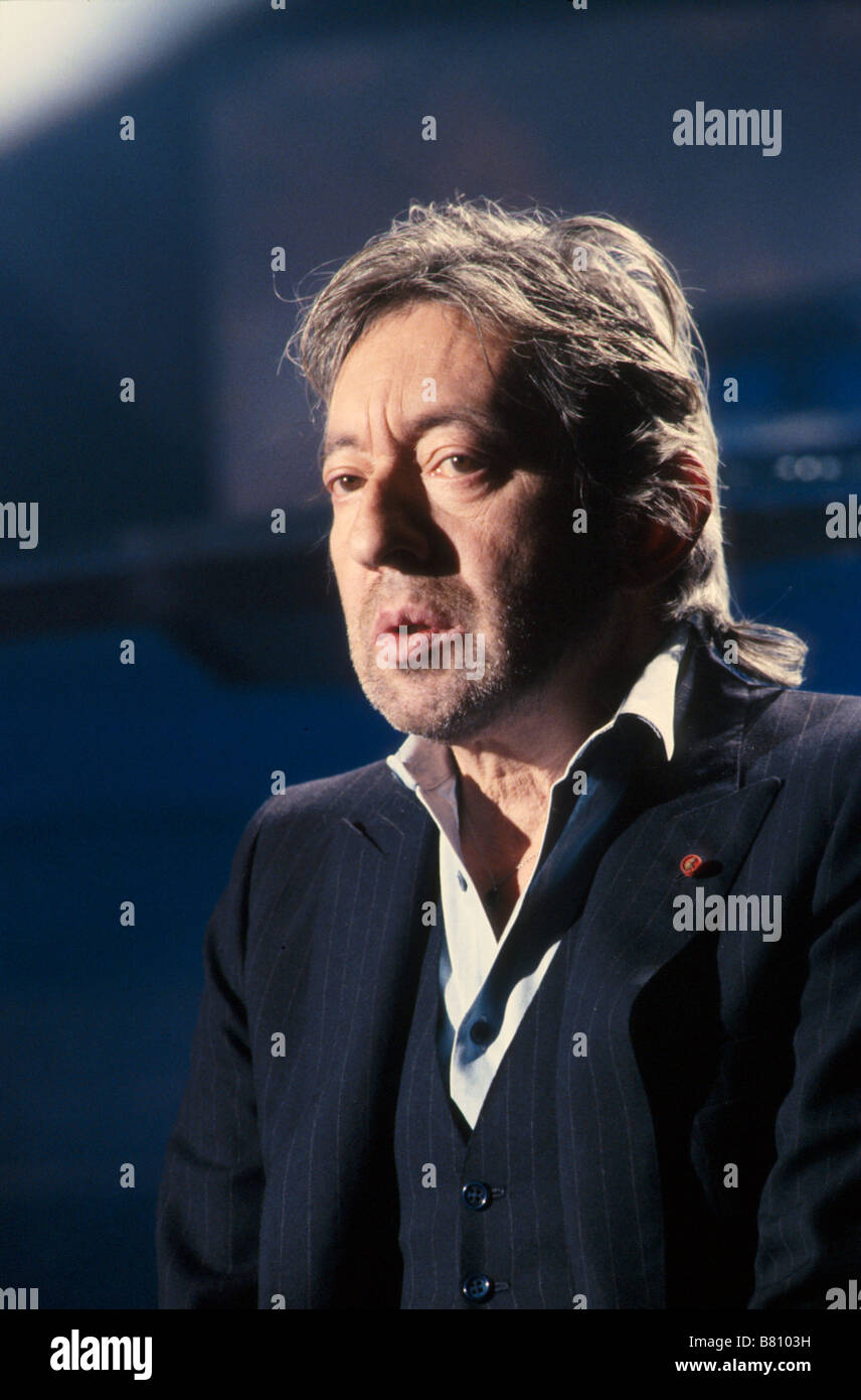 Serge Gainsbourg Serge Gainsbourg Serge Gainsbourg 1988 Foto Stock