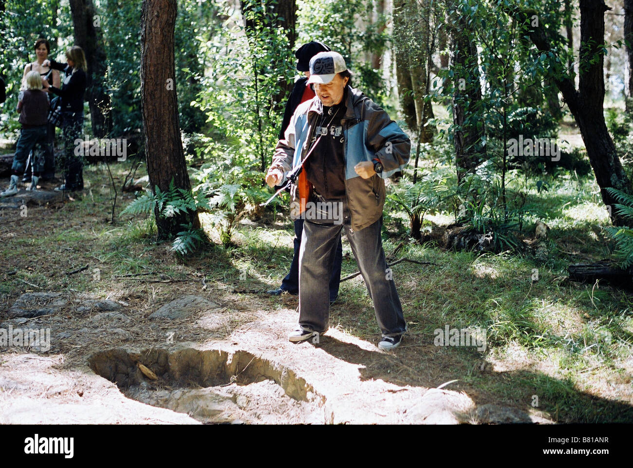 Gabor Csupo Gabor Csupo Direttore Gabor Csupo sur le tournage / sul set du film Le Secret de Terabithia / Ponte per Terabithia Anno: 2007 STATI UNITI D'AMERICA Foto Stock