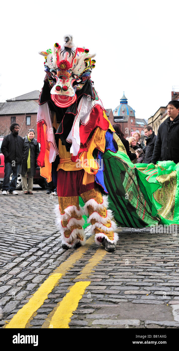 Capodanno cinese in Newcastle Foto Stock