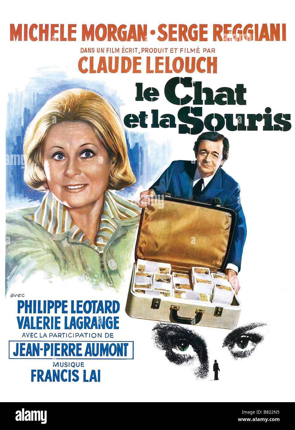 Le Chat et la Souris gatto e topo Anno: 1975 - Francia Michèle Morgan , Serge Reggiani Direttore: Claude Lelouch poster (Fr) Foto Stock