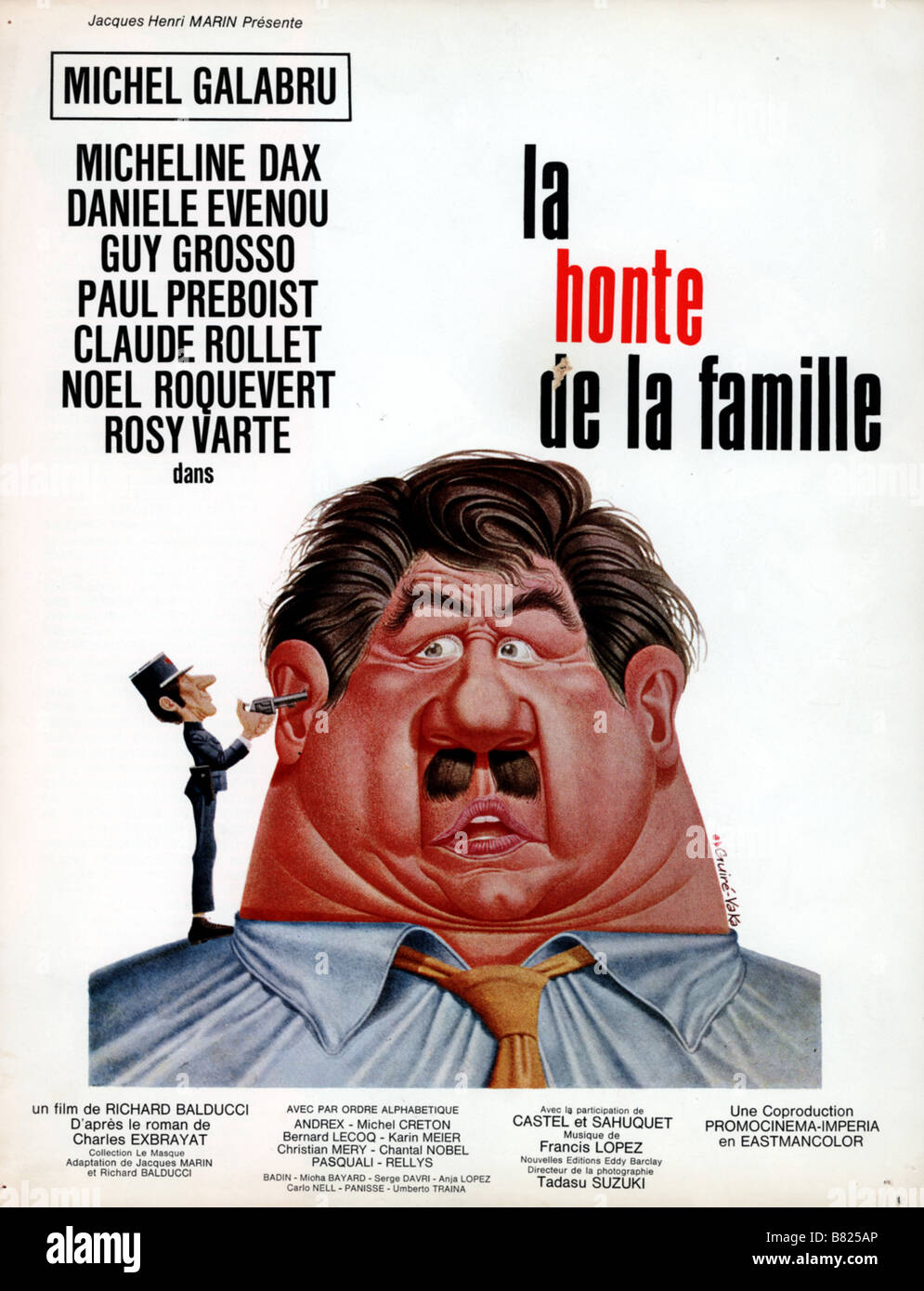 La Honte de la Famille Anno: 1969 Francia Direttore: Richard Balducci poster del filmato (Fr) Foto Stock