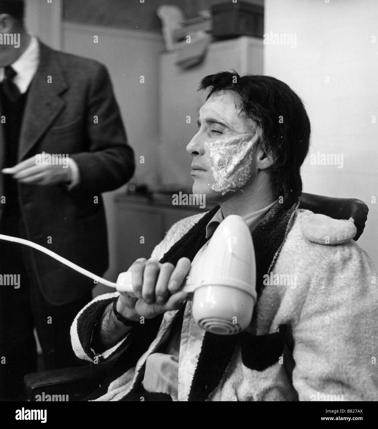 La Maledizione di Frankenstein Anno: 1957 - Direttore del Regno Unito: Terence Fisher Christopher Lee sul set Foto Stock