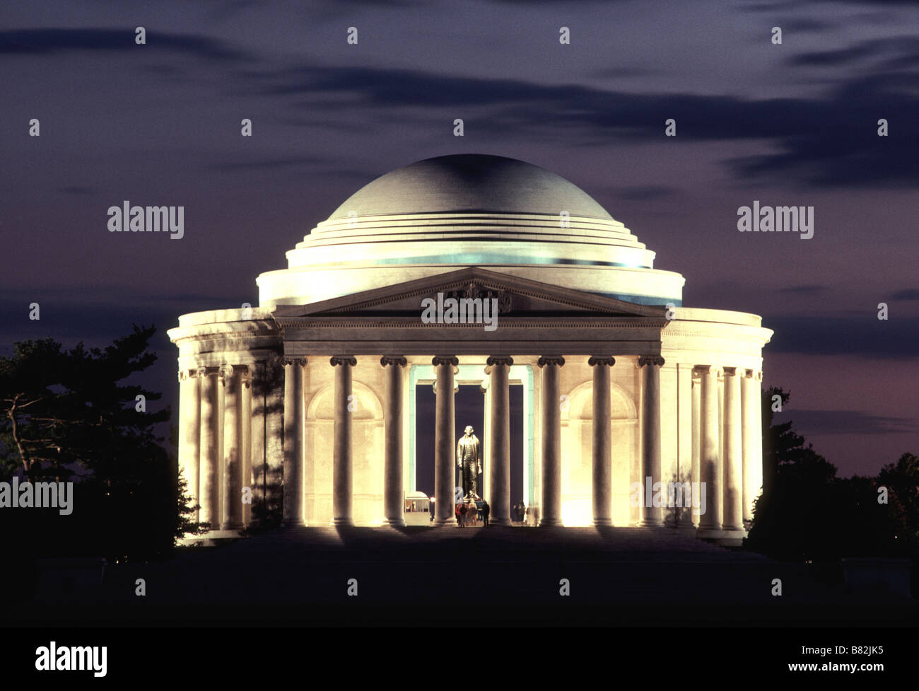 Thomas Jefferson Memorial a Washington DC Potomac River District of Columbia negli Stati Uniti Foto Stock