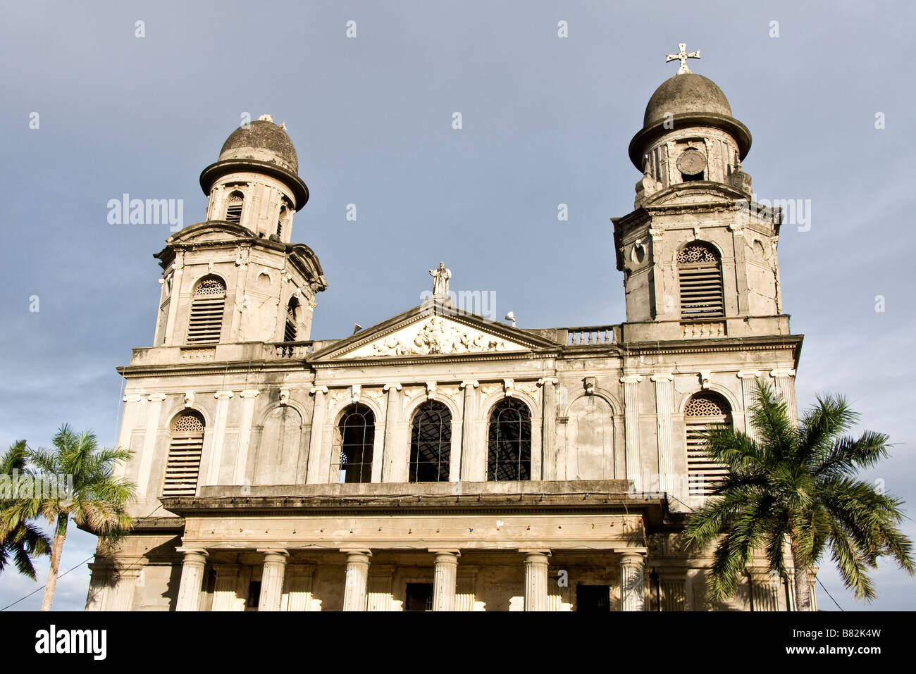 Vecchia Cattedrale di Managua Foto Stock