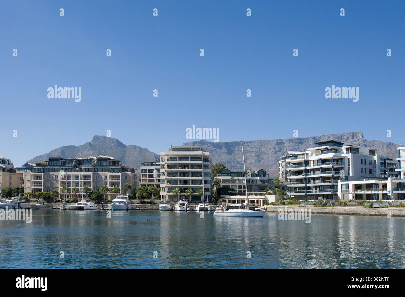 Quartiere residenziale a Victoria and Alfred Waterfront complesso Città del Capo Sud Africa Foto Stock