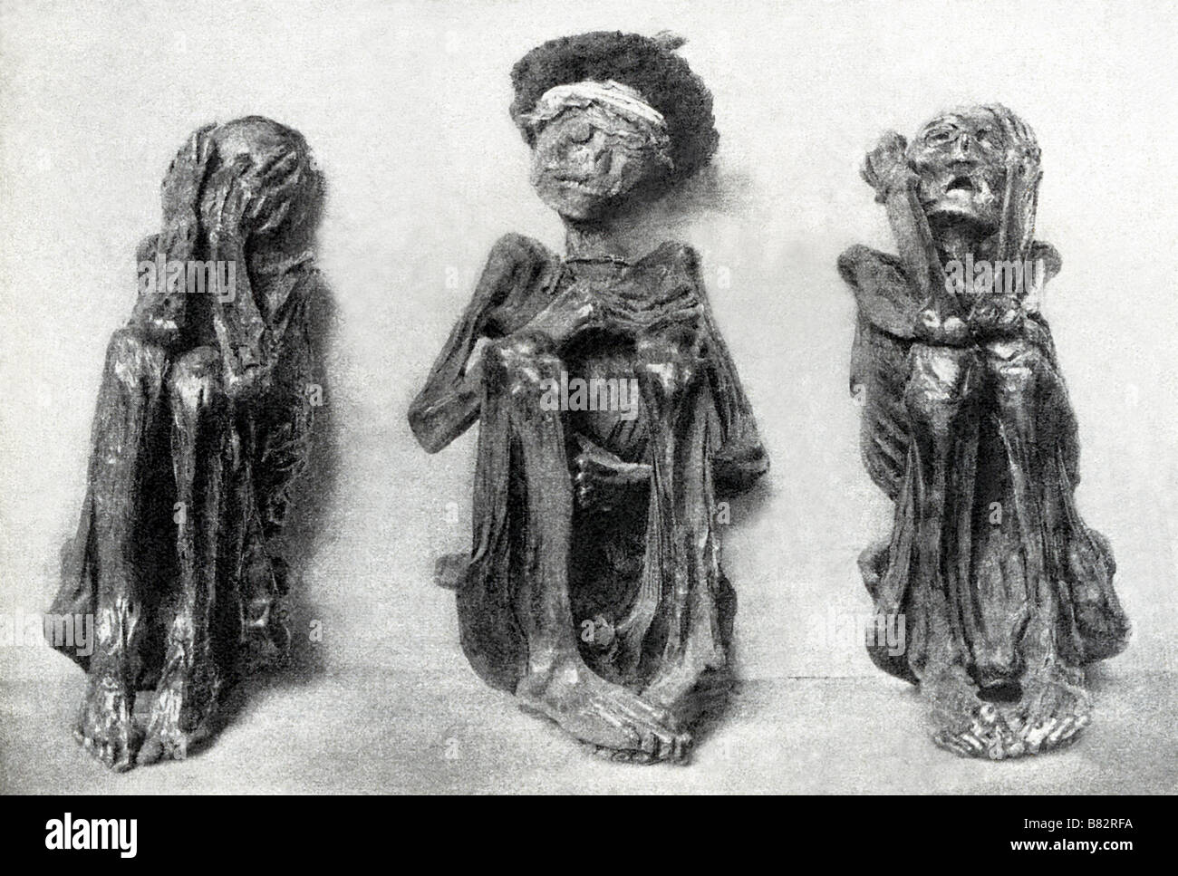 Mummie peruviana Foto Stock