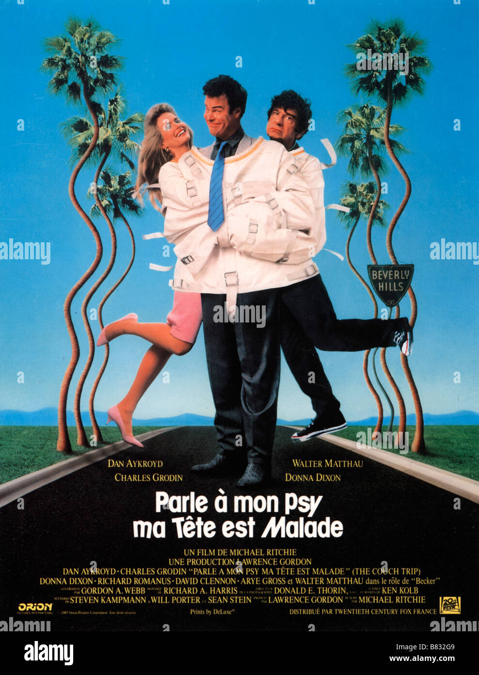 Ballade sur divano onu / Parle à mon psy, ma tête est malade il lettino viaggio (1988) usa Donna Dixon, Dan Aykroyd, Walter Matthau affiche, poster Direttore: Michael Ritchie Foto Stock