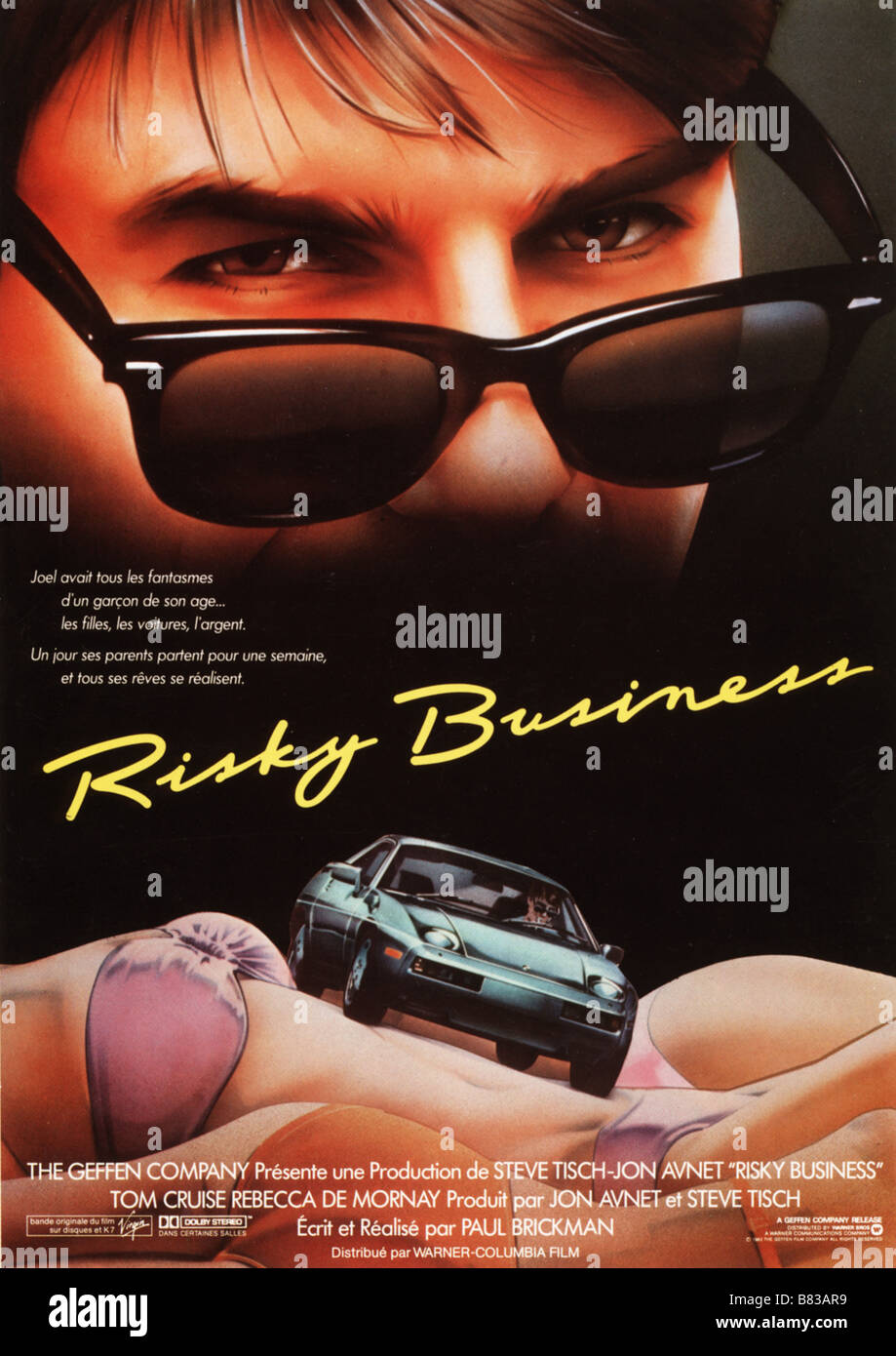 Business rischioso (1983) USA Tom Cruise Affiche Poster , Direttore: Paolo Brickman Foto Stock