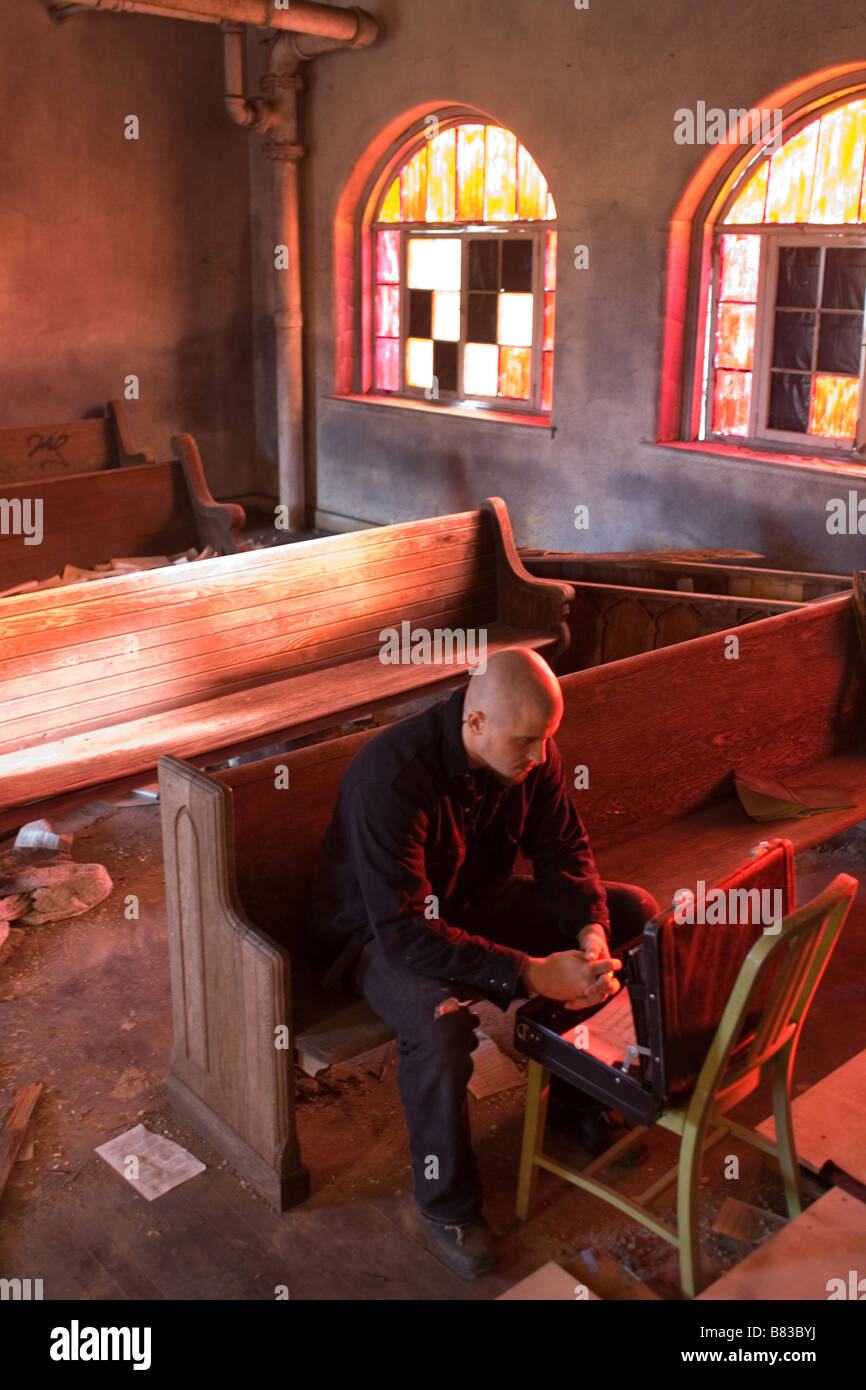 Pena di morte pena di morte (2007) USA Garrett Hedlund Regista: James Wan Foto Stock