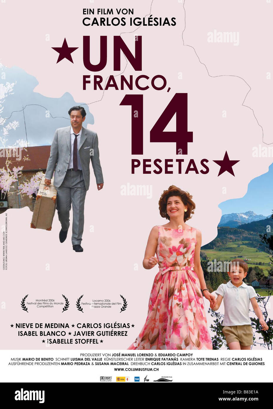 Franco delle Nazioni Unite, 14 pesetas Onu Franco, 14 pesetas (2006) Spagna Affiche / Poster Carlos Iglesias, Nieve de Medina, Iván Martín Direttore: Carlos Iglesias Foto Stock