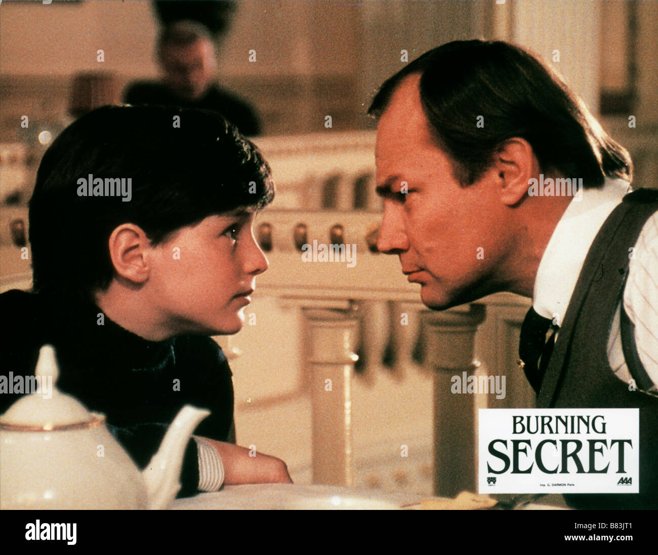 Masterizzazione masterizzazione segreto segreto (1988) REGNO UNITO / Germania Ovest Klaus Maria Brandauer, David Eberts Direttore: Andrew Birkin Foto Stock