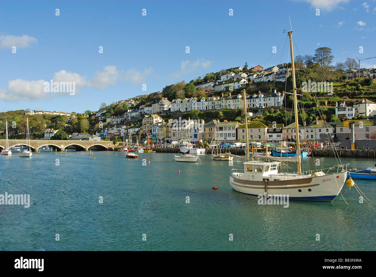East Looe Cornwall Regno Unito Foto Stock