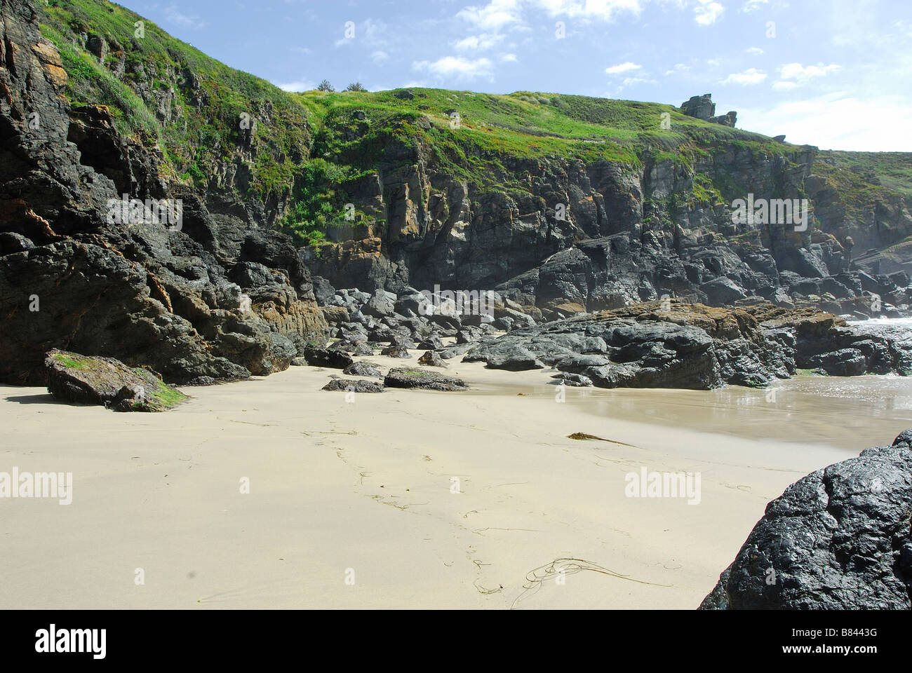 Housel Bay Lizard Cornwall Regno Unito Foto Stock