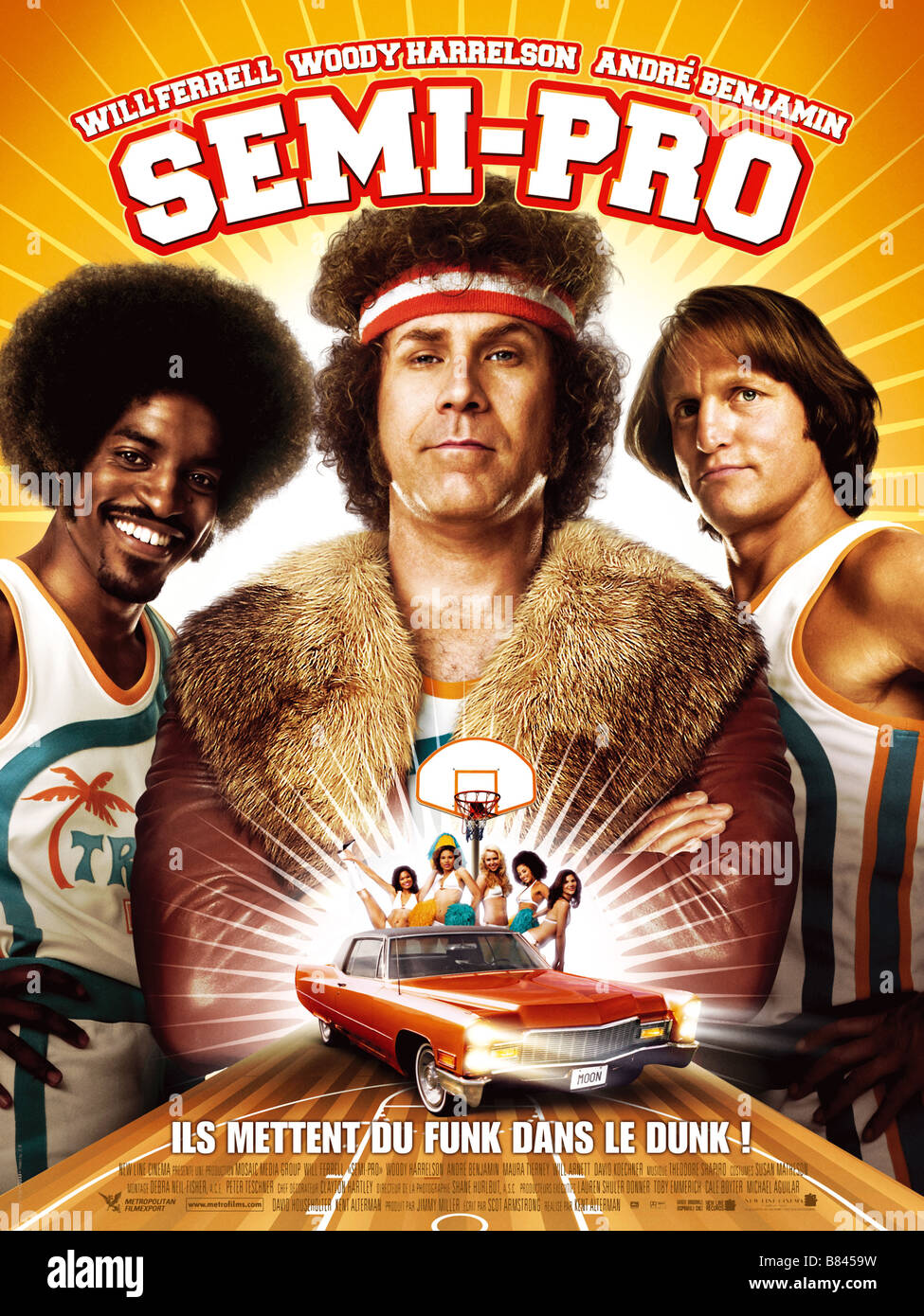 Semi Pro Anno: 2008 - USA Affiche / Poster André Benjamin, Will Ferrell, Woody Harrelson Direttore: Kent Alterman Foto Stock