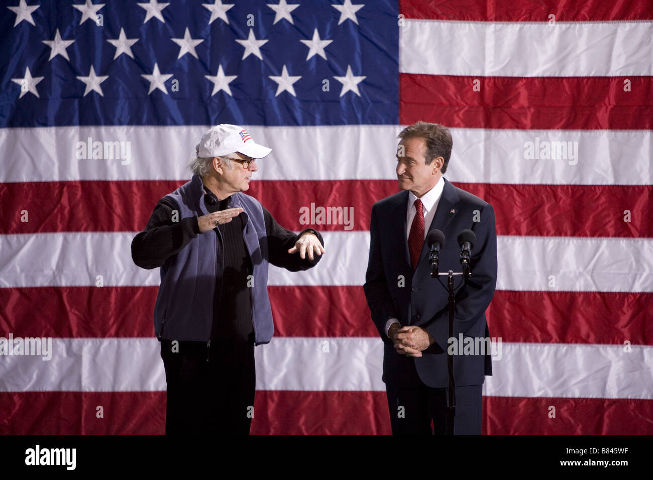 Uomo dell'anno Anno: 2006 - USA Robin Williams, Barry Levinson Direttore: Barry Levinson immagine di scatto Foto Stock