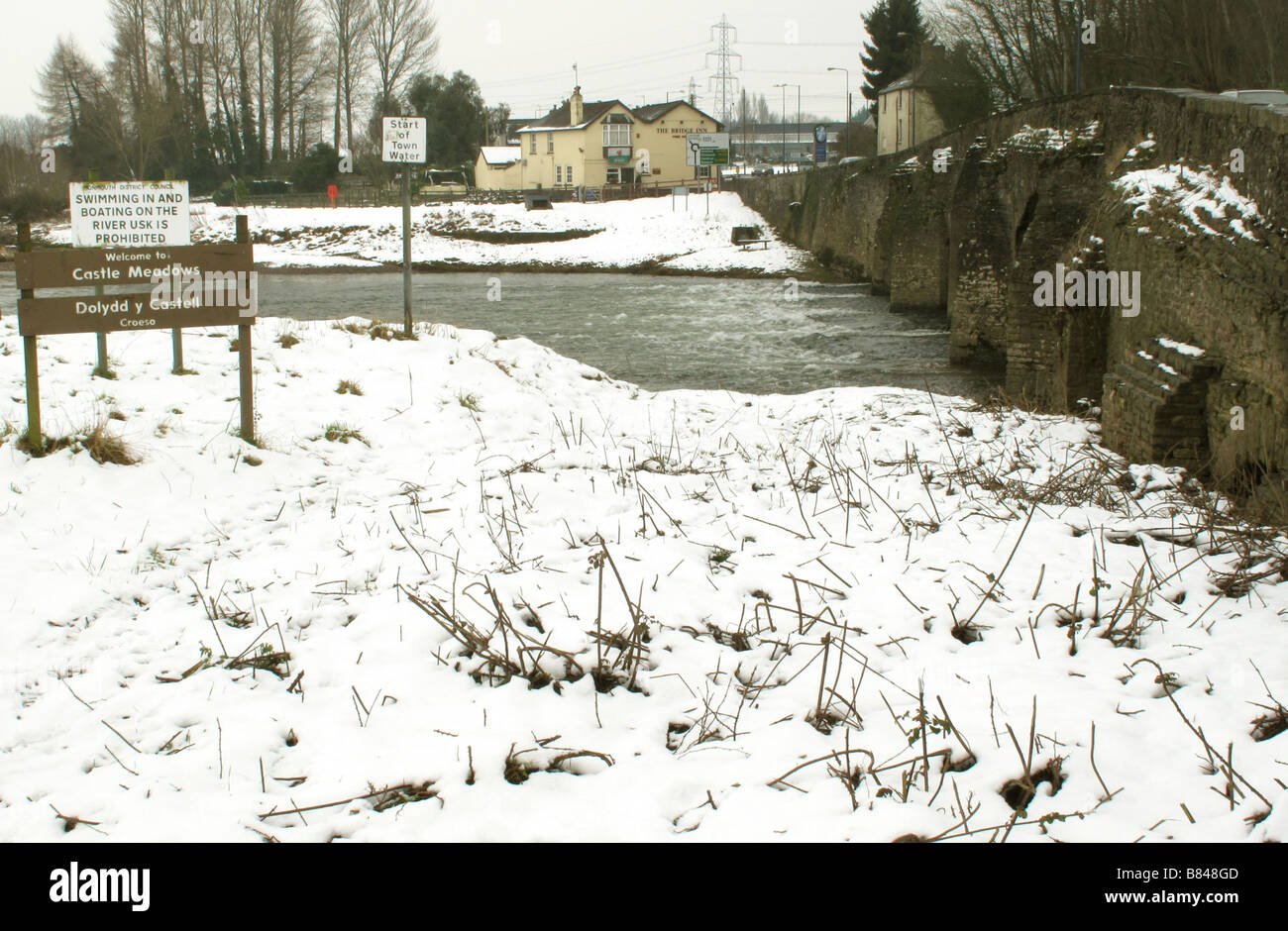 Abergavenny Sud Galles GB UK 2009 Foto Stock