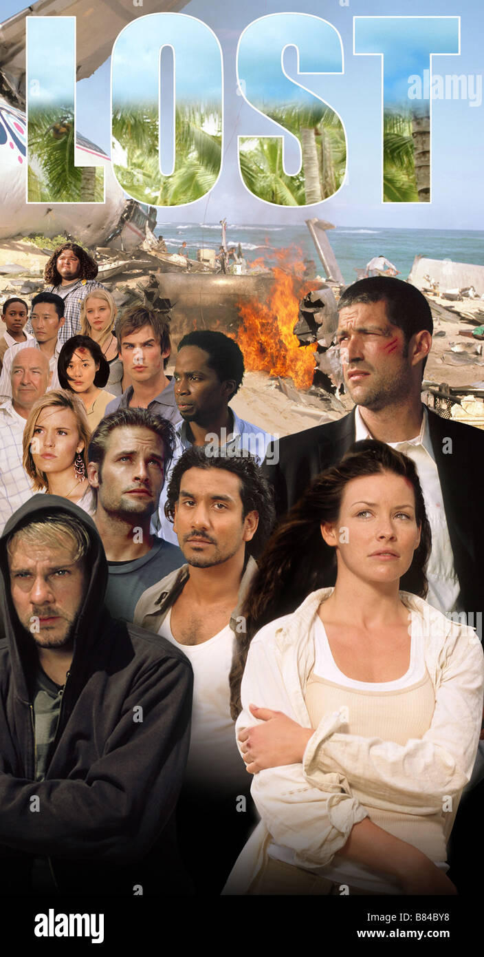 Lost serie TV 2004 - 2010 - USA 2004 stagione 01 Poster Foto Stock
