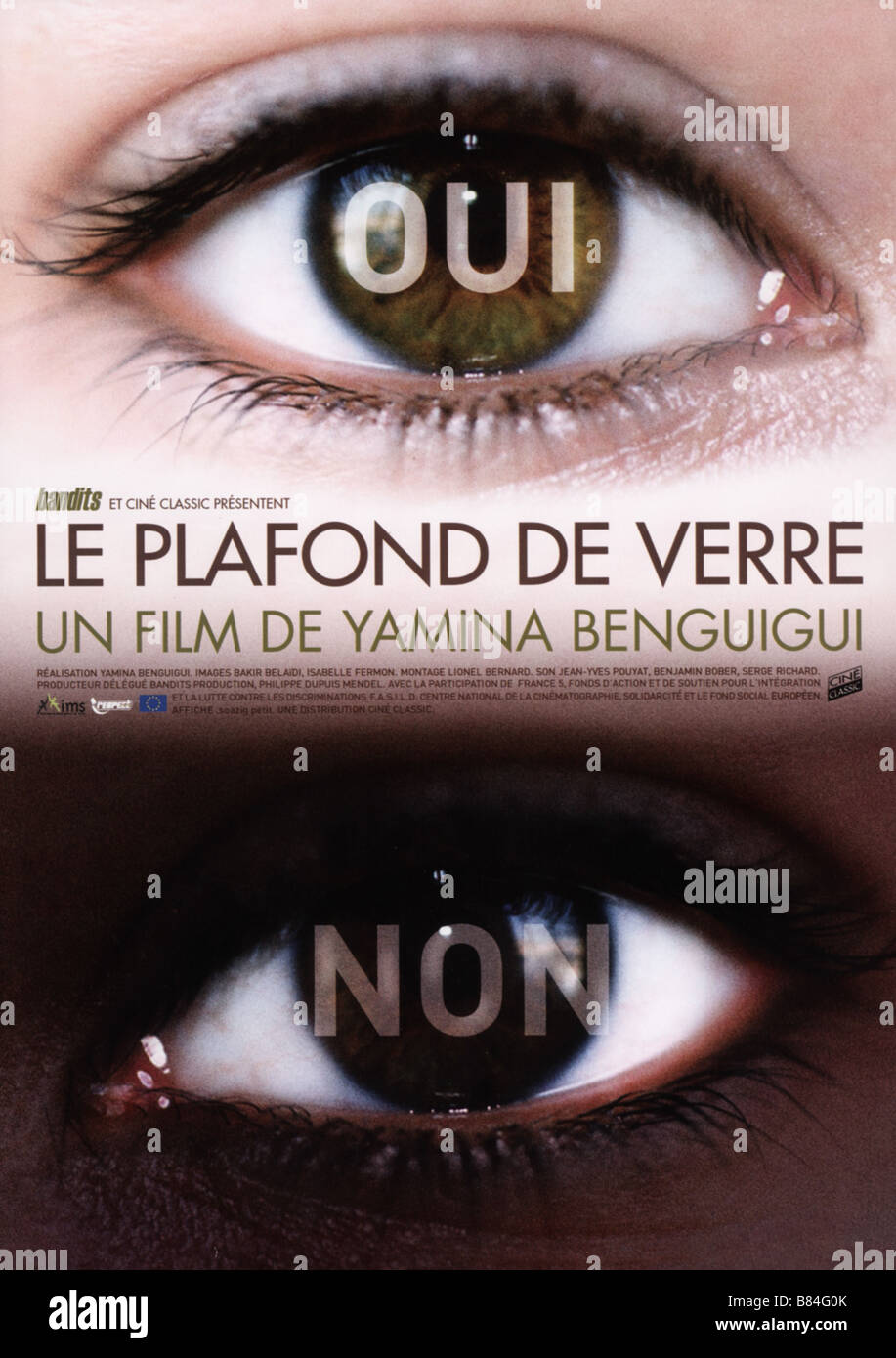 Plafond de verre, Le Plafond de verre, Le (2004) Francia Affiche , Direttore Poster: Yamina Benguigui Foto Stock