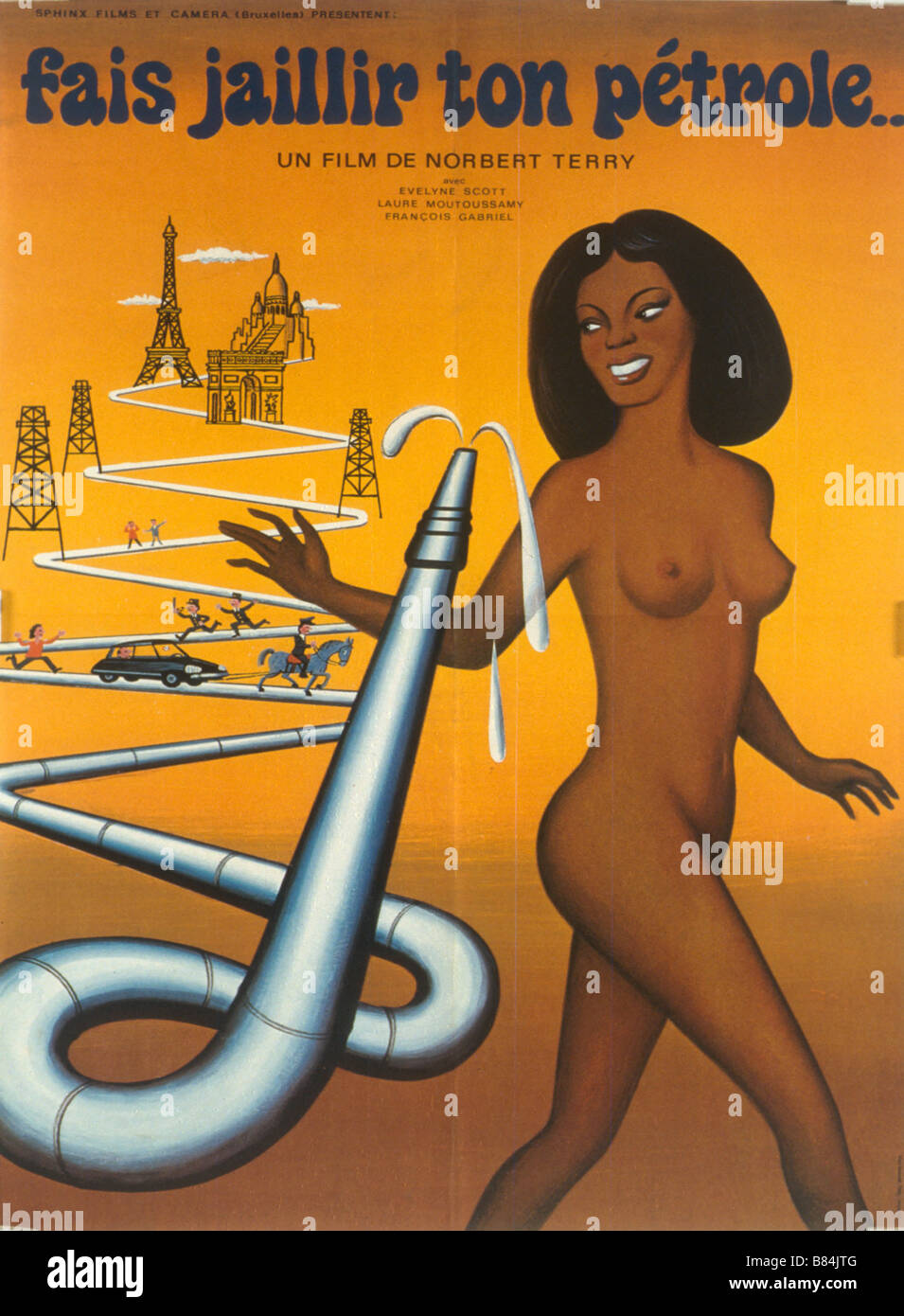 Couche moi Dans Le Sable Et Fais Jaillir Ton Pétrole Couche-moi dans le sable et fais jaillir ton pétrole... Couche-moi dans le  sable et fais jaillir ton pétrole... (1975) La Francia Affiche, Poster  Direttore: Norbert Terry Foto stock - Alamy