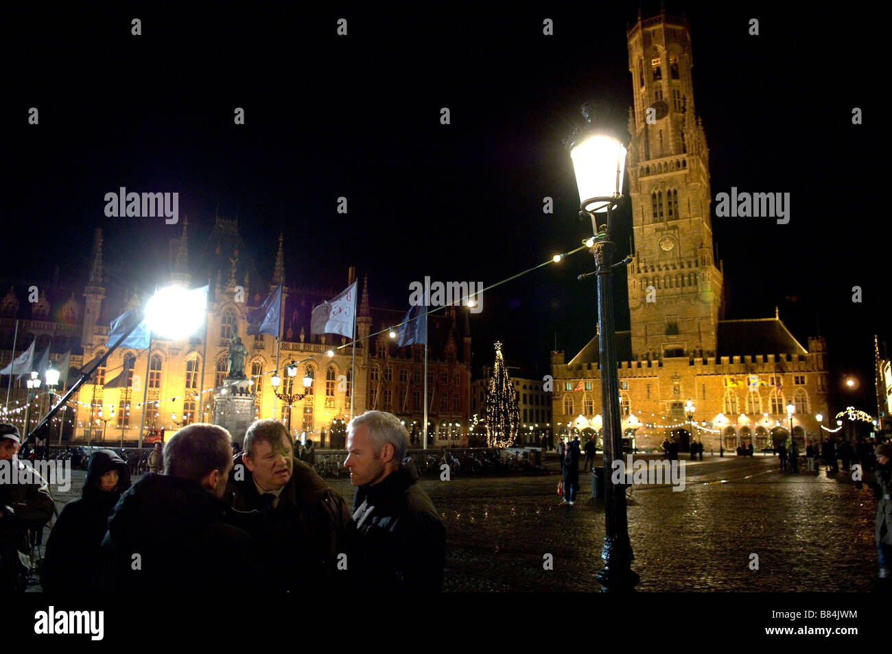 In Bruges Anno : 2008 REGNO UNITO / USA Regia: Martin McDonagh Martin McDonagh, Brendan Gleeson immagine di scatto Foto Stock