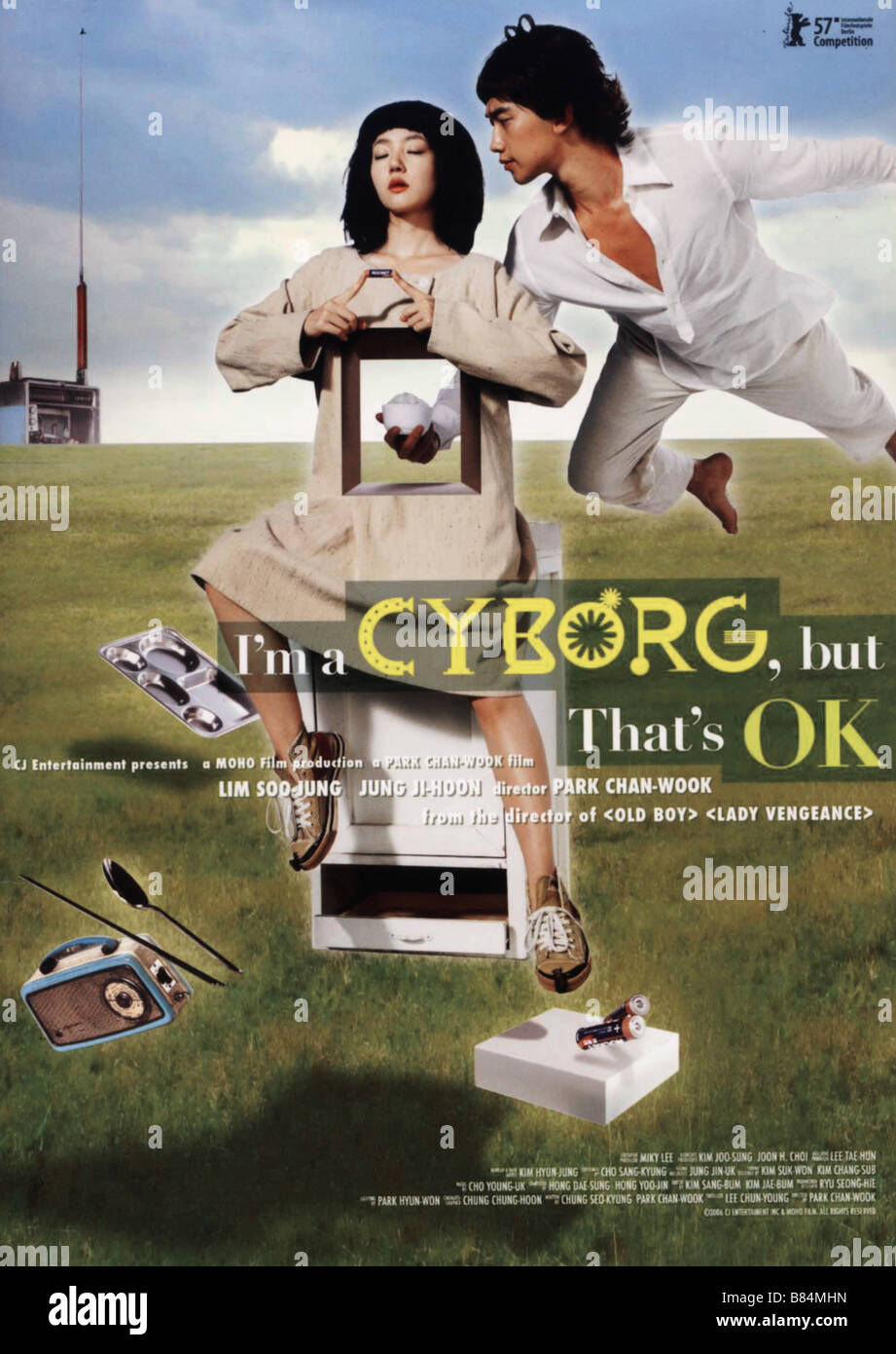 Je suis cyborg delle Nazioni Unite sono un cyborg, ma che è OK (int) titolo Saibogujiman kwenchana 52006° Corea del Sud Affiche / Poster Lim Soo-jung, Jung Ji-hoon Direttore: Park Chan-wook Foto Stock