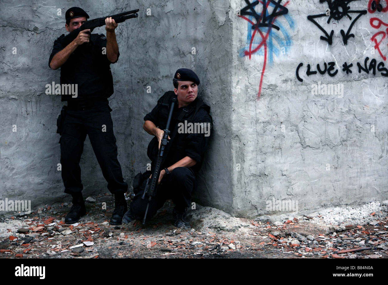 Tropa de Elite Anno: 2007 - Brasile Wagner Moura Direttore: José Padilha Foto Stock