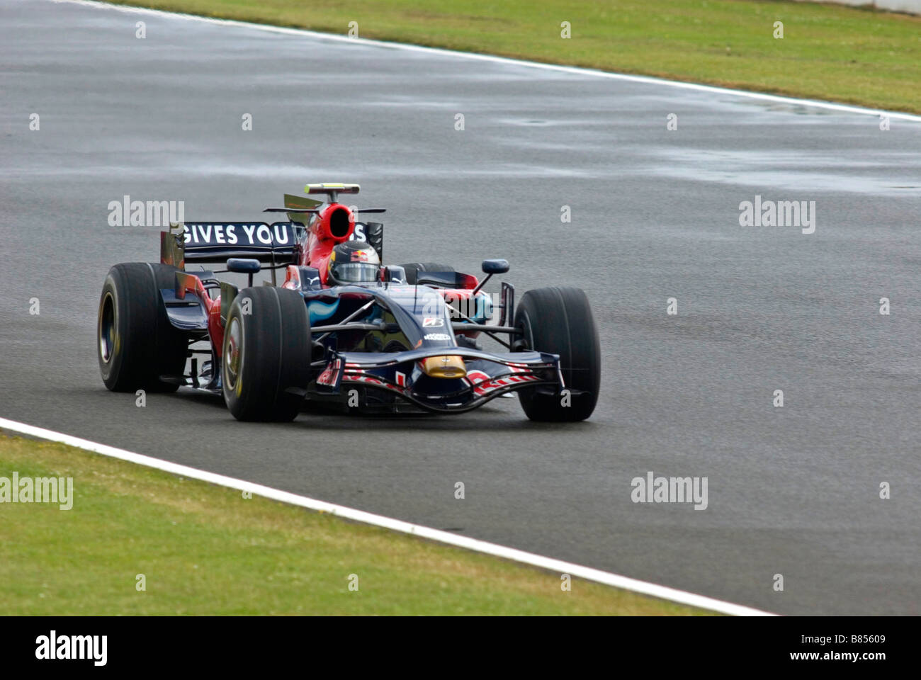 Sebastian Vettel presso il British Grand Prix 2008 Foto Stock