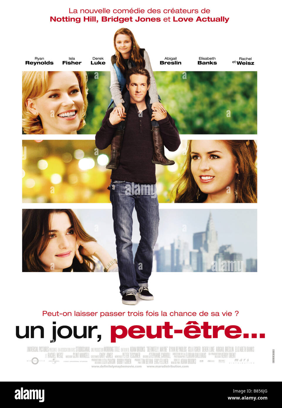 Un jour peut,-être definitivamente, forse / Un jour, peut être (2008) Regno Unito, Stati Uniti, Francia Affiche / Poster Regia: Adam Brooks Foto Stock