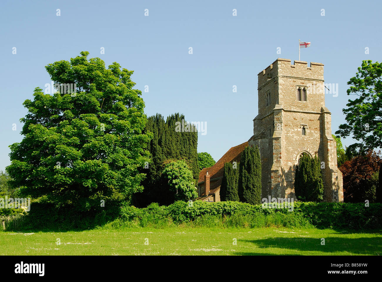 Santa Maria Vergine Little Baddow Essex REGNO UNITO Foto Stock