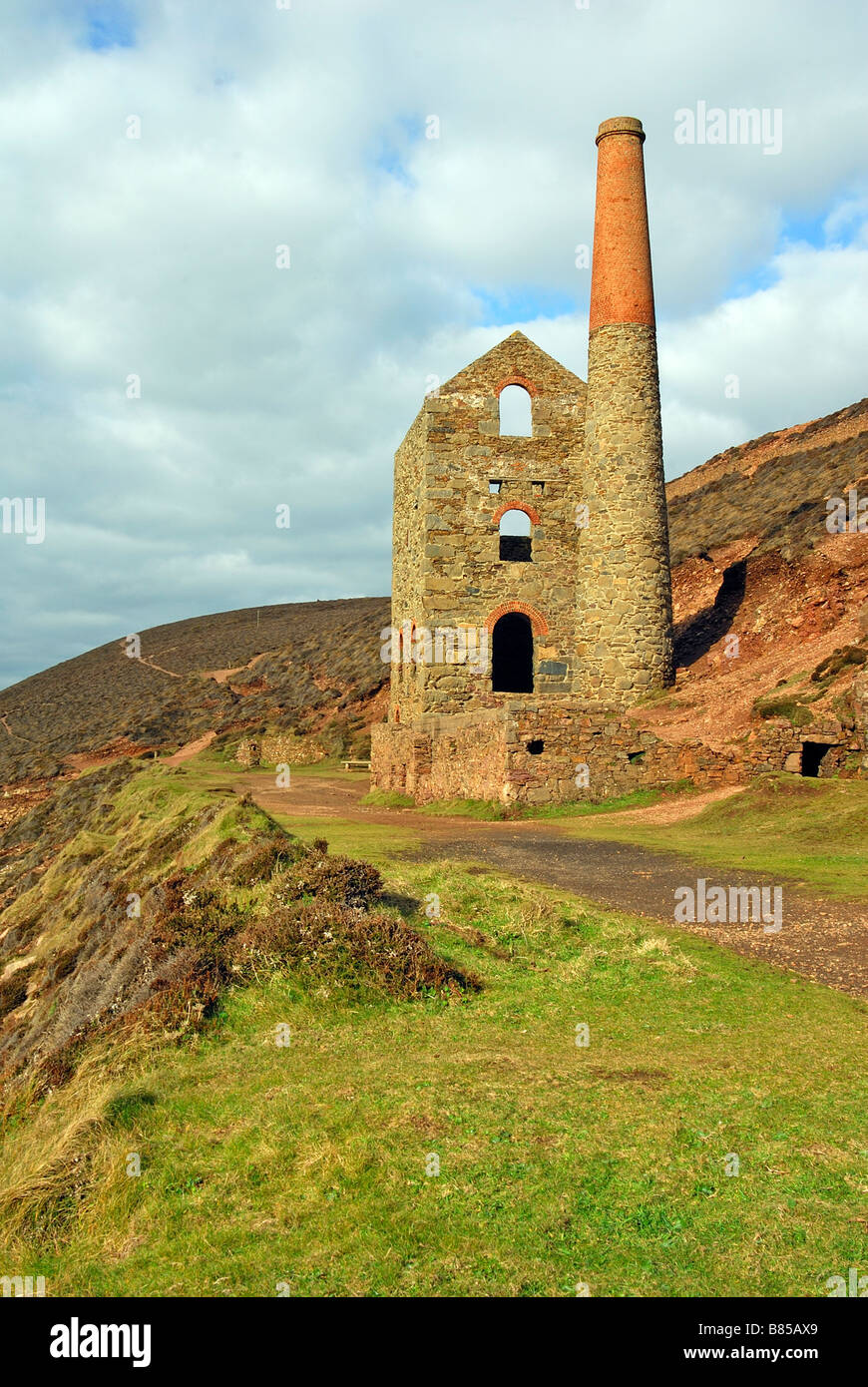 Casa del motore Cornwall Regno Unito Foto Stock
