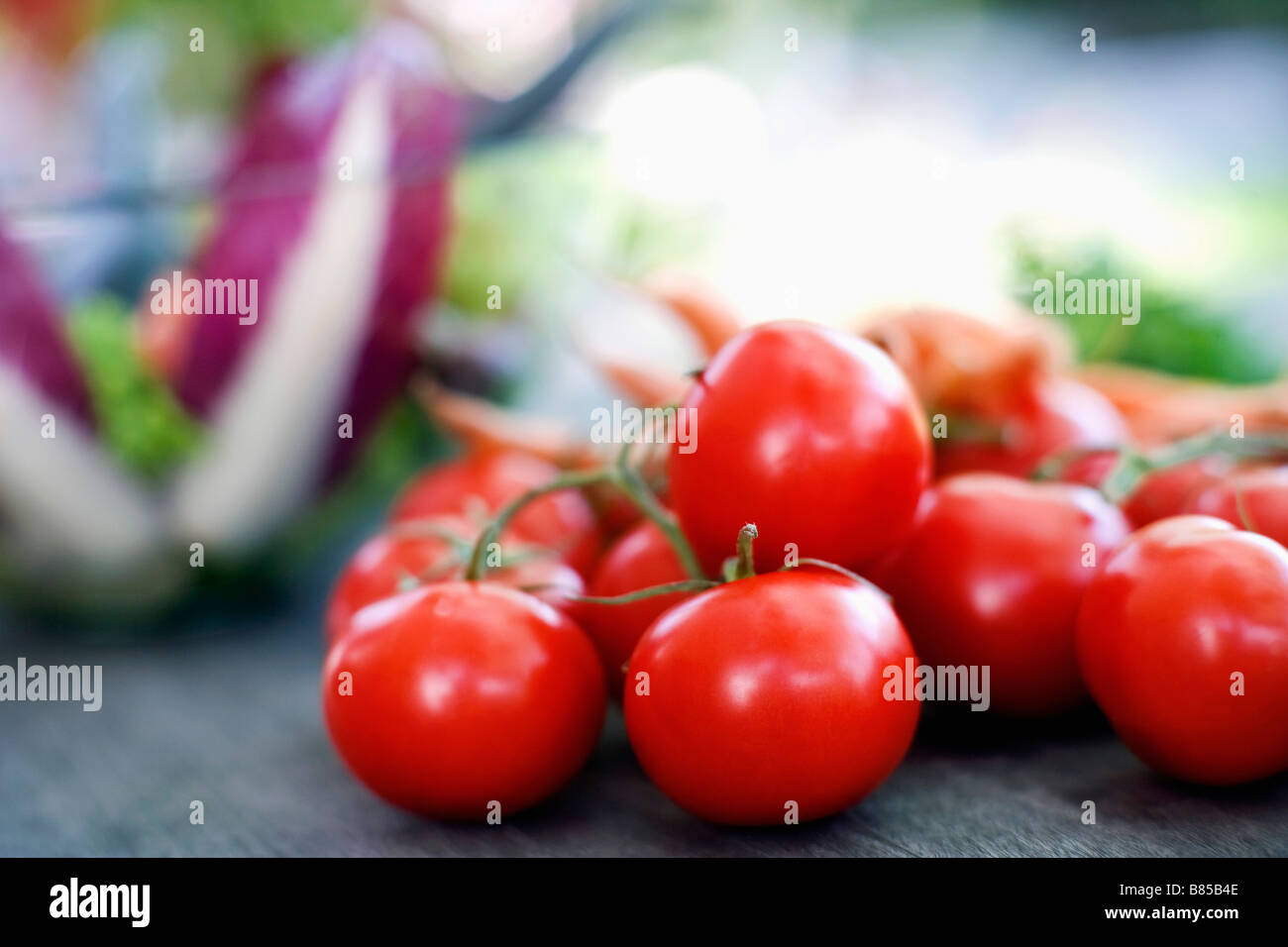 Ancora la vita di pomodori freschi Foto Stock