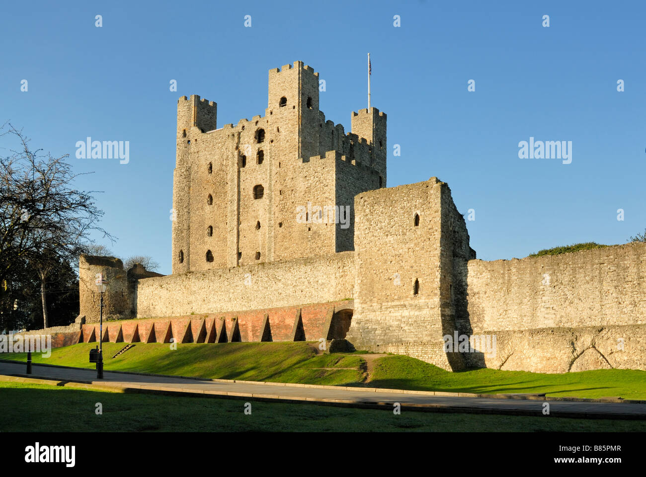 Rochester Castle,Kent Foto Stock