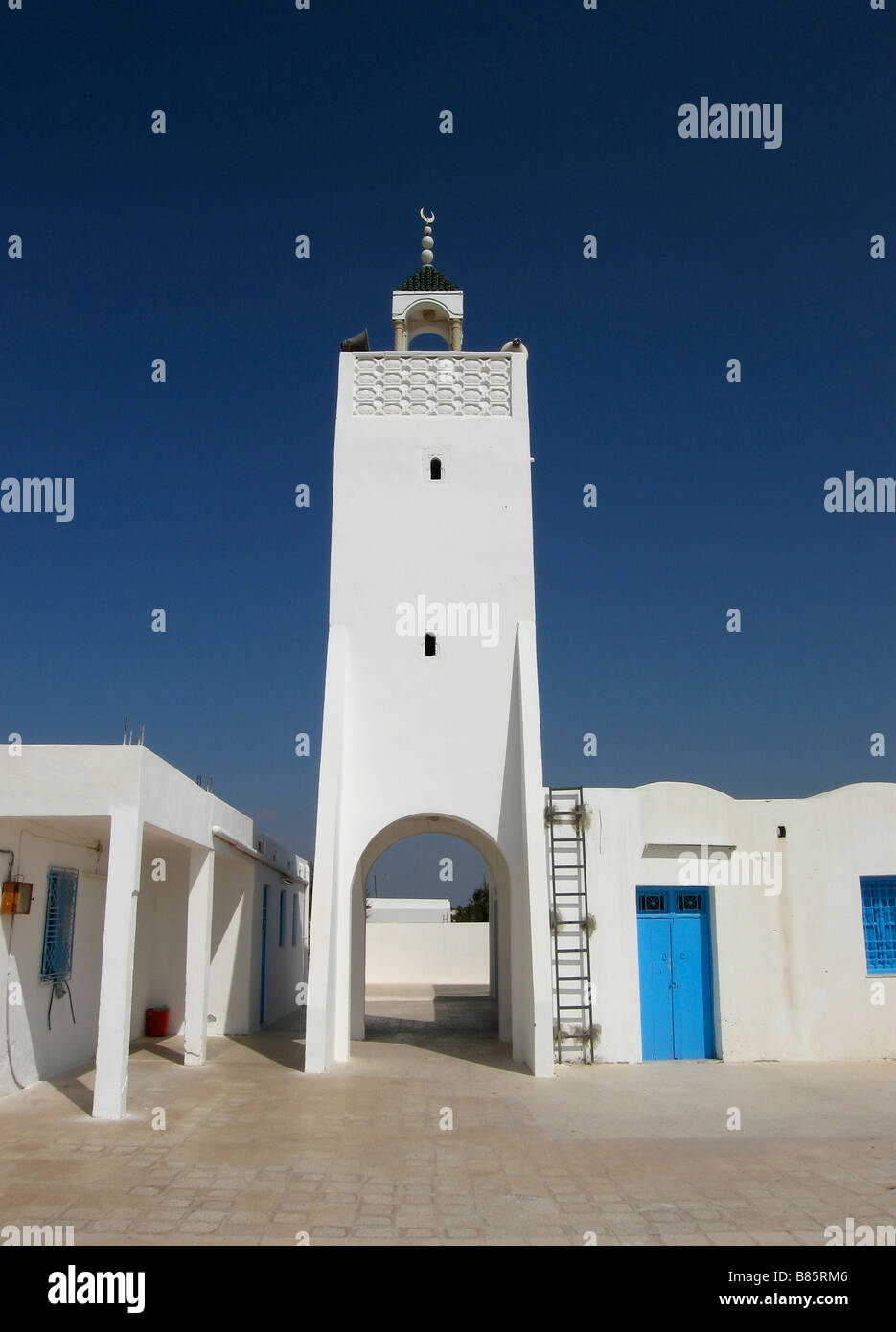 La Tunisia isola di Djerba moschea Foto Stock