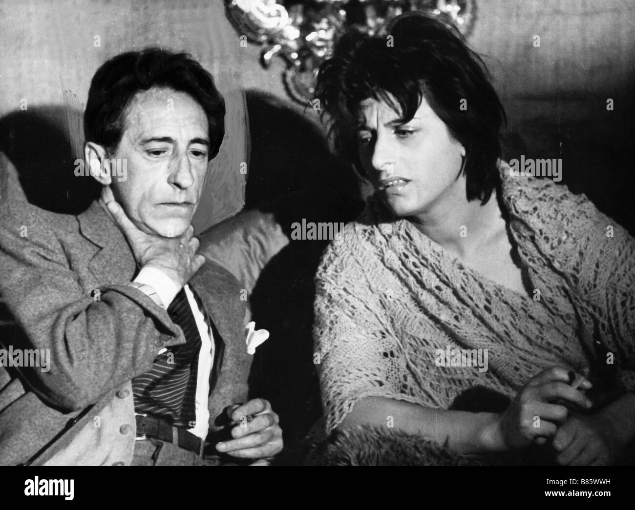 Cocteau E Anna Magnani, 1948 Foto Stock