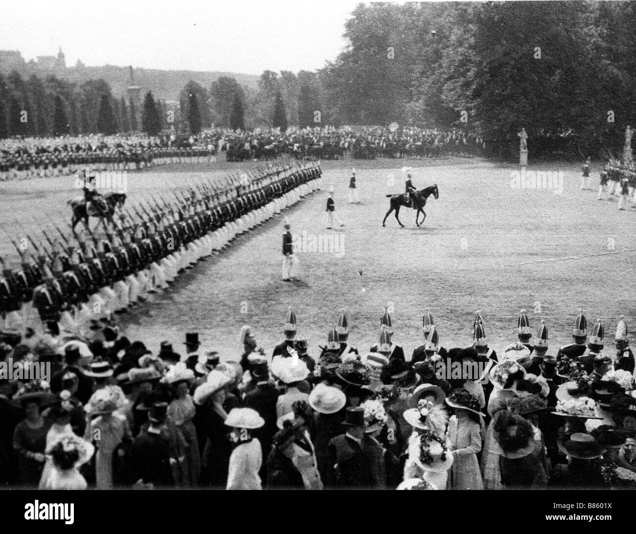 Revisione militare, Berlino Foto Stock