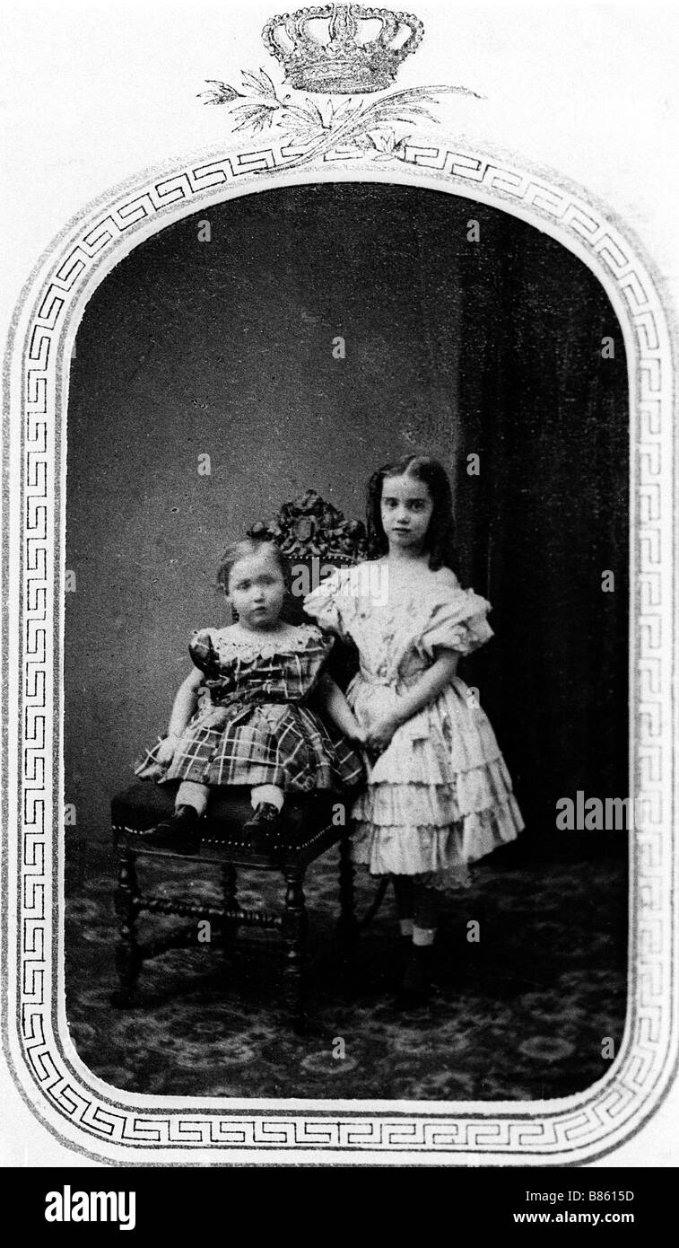 Principessa Thyra e Principe Valdemar di Danimarca Foto Stock