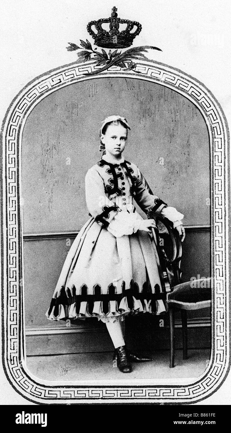 La Granduchessa Maria Alexandrovna della Russia Foto Stock