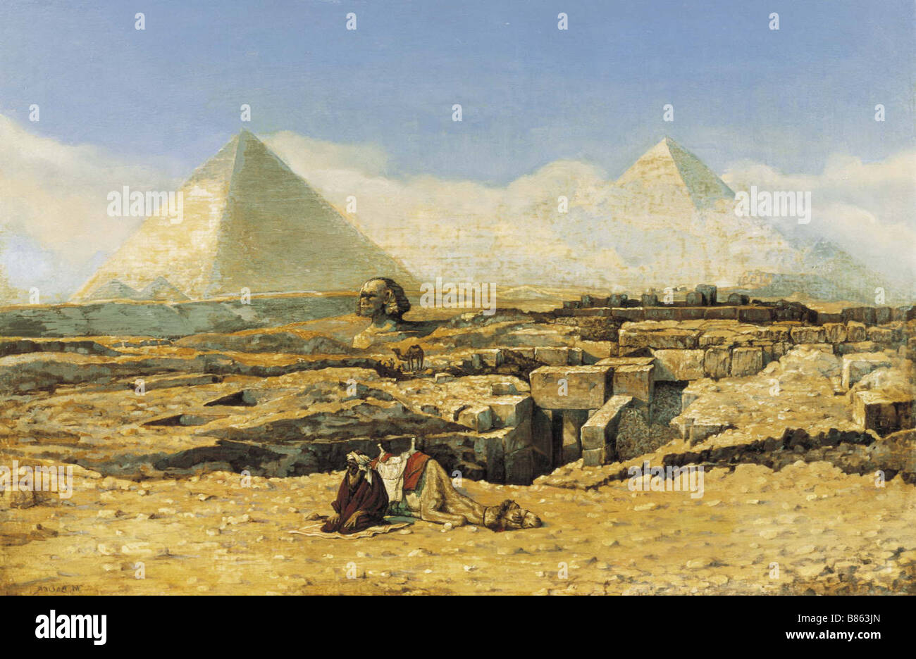 Bauer, una preghiera della Sfinge Foto Stock