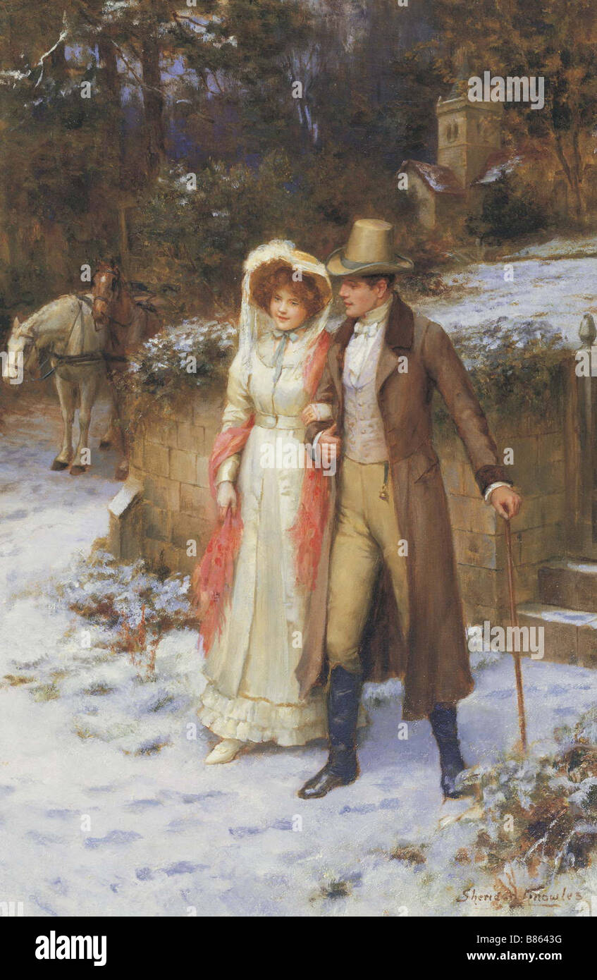 Knowles, La Passeggiata Mattutina Foto Stock