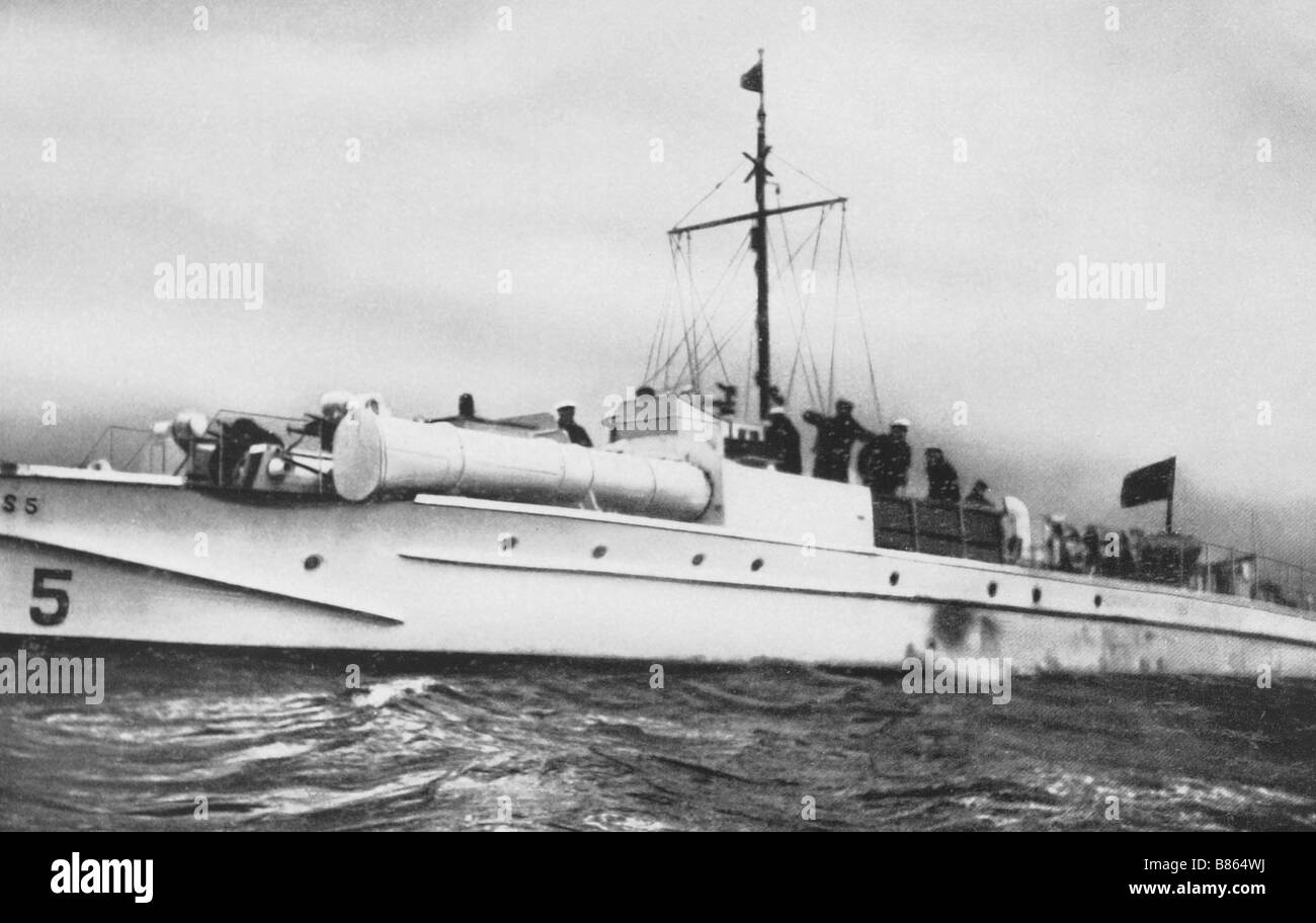 Un incrociatore tedesco sul Mar Baltico (1935) Foto Stock