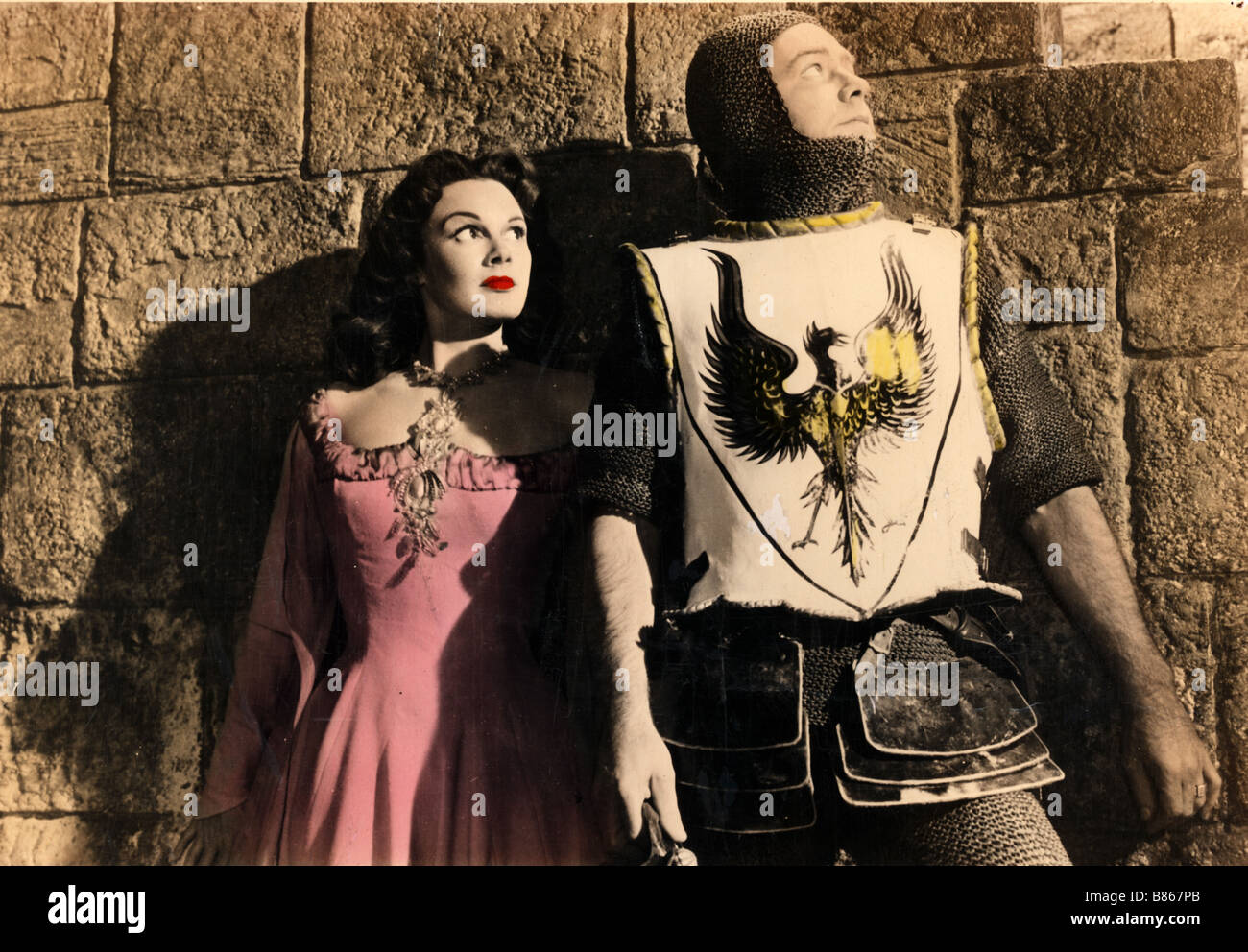 Le serment du Chevalier noir Il Cavaliere Nero Année : 1954 - STATI UNITI D'AMERICA Alan Ladd, Patricia Medina Direttore : Tay Garnett Foto Stock