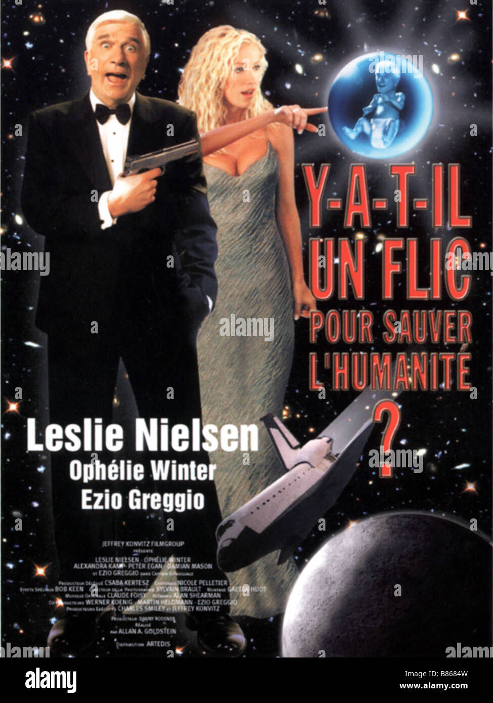 2001 : uno spazio parodia Anno : 2000 - USA Leslie Nielsen, Ophélie Winter affiche, poster Direttore : Allan A. Goldstein Foto Stock