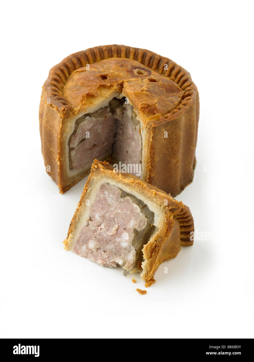 pork pie Foto Stock