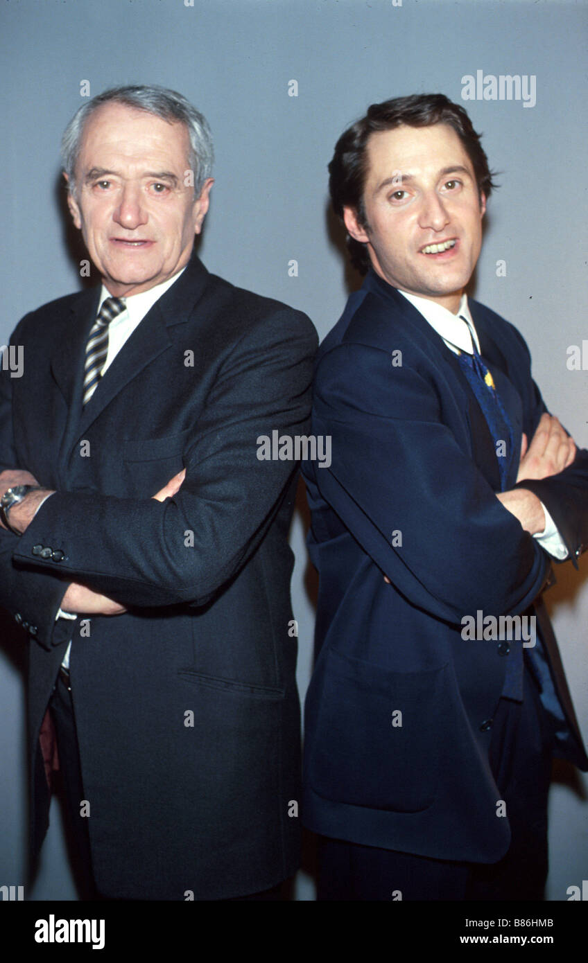 Georges de Caunes, Antoine de Caunes Georges de Caunes, Antoine de Caunes Georges de Caunes, Antoine de Caunes Foto Stock