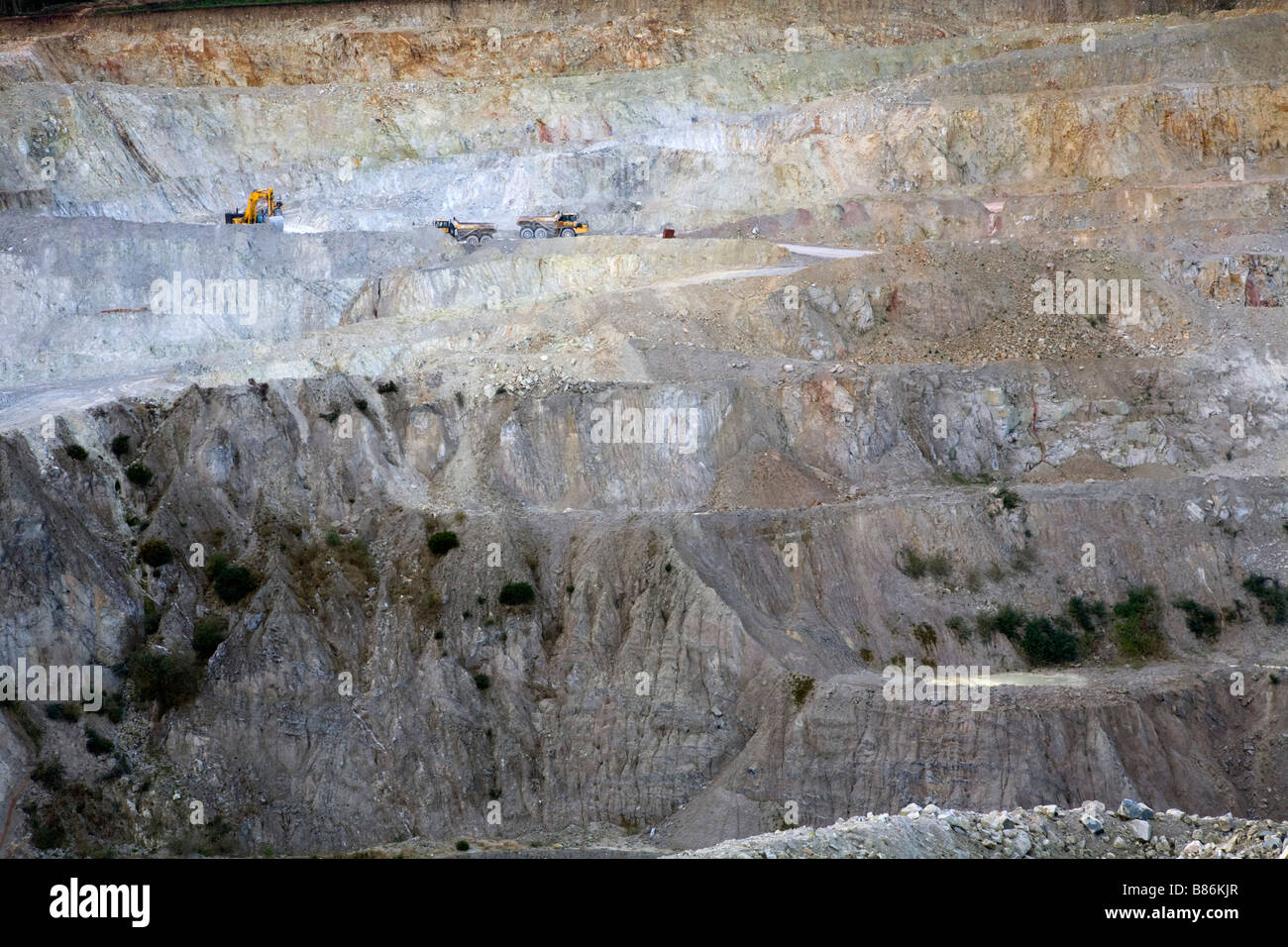 Cina estrazione di argilla Cornovaglia Foto Stock