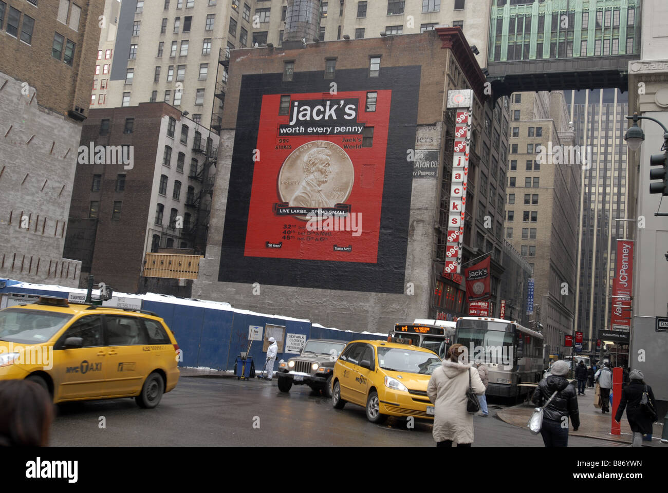 Jack s 99 cent store nel centro di Manhattan a New York Foto Stock