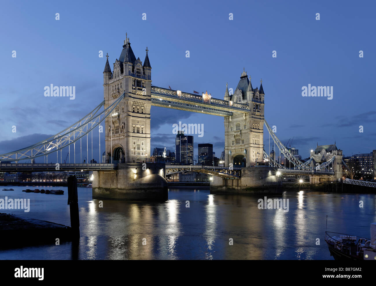 Il Tower Bridge City of London Inghilterra England Foto Stock