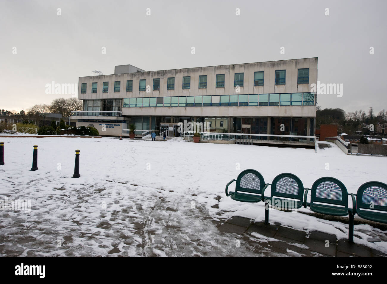 Dacorum Borough Consiglio Centro Civico di Hemel Hempstead Hertfordshire Foto Stock