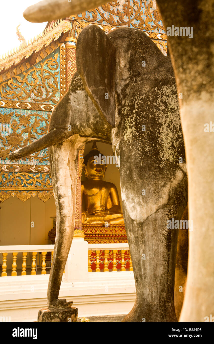 Wat Chieng Mun, Chiang Mai, Thailandia, Sud-est asiatico Foto Stock